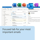 Microsoft Office Home & Business 2024 (PC/Mac) | 1 User | One-time purchase